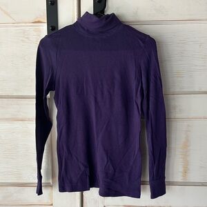 Karen Scott Deep Purple Cotton Top